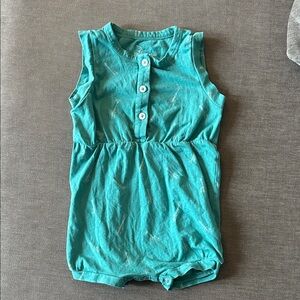 Kate Quinn Sleeveless Button-Up Romper